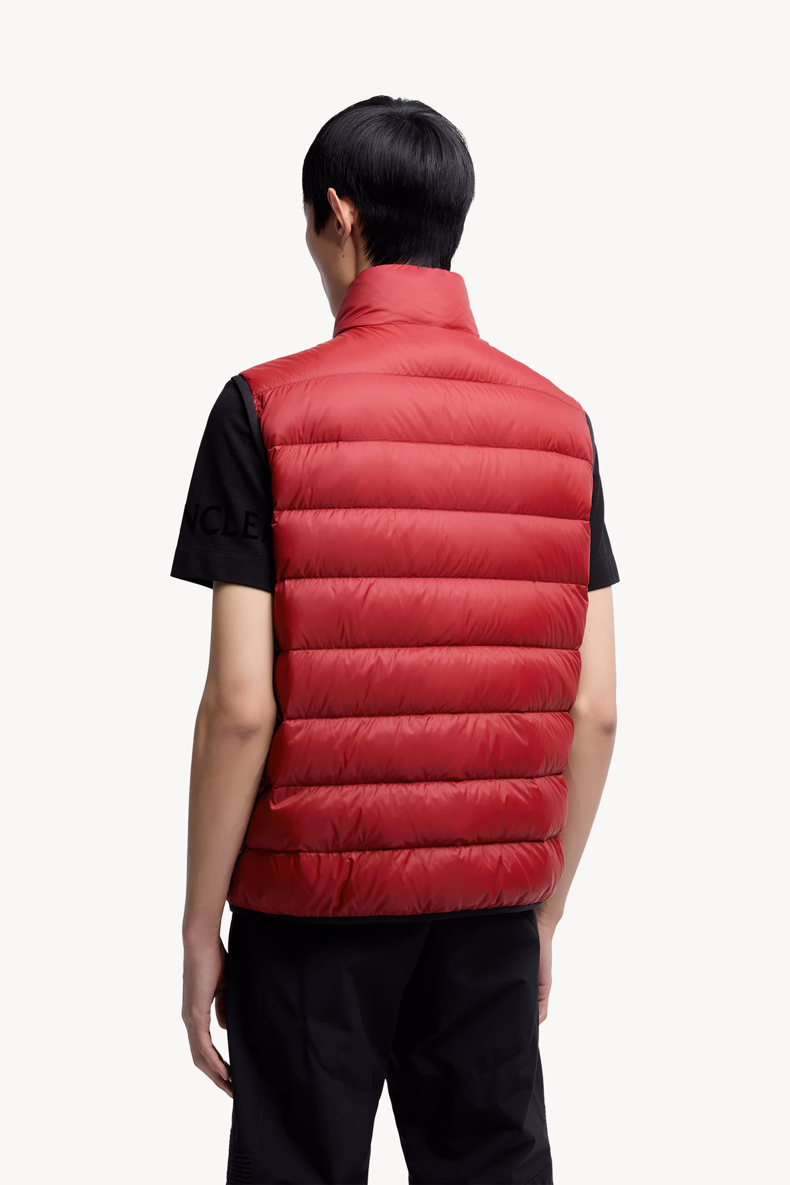 Chaleco plumífero Besne Hombre Rojo Oscuro Moncler 5